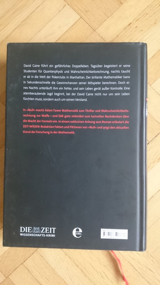 Adam Fawer Null Der Mathematik-Krimi