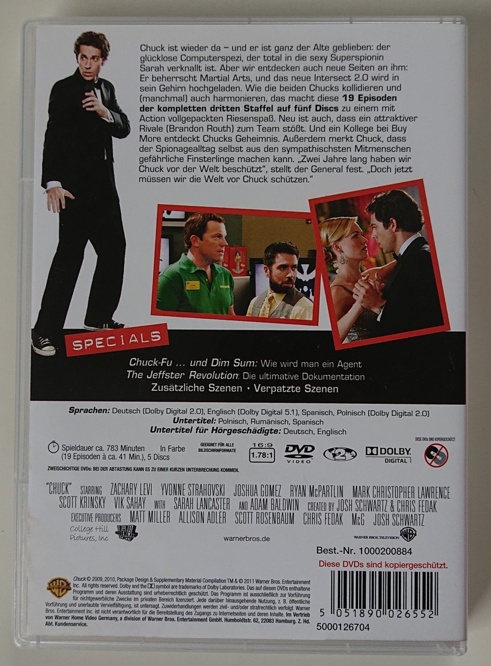Chuck - Die komplette dritte Staffel [5 DVDs]