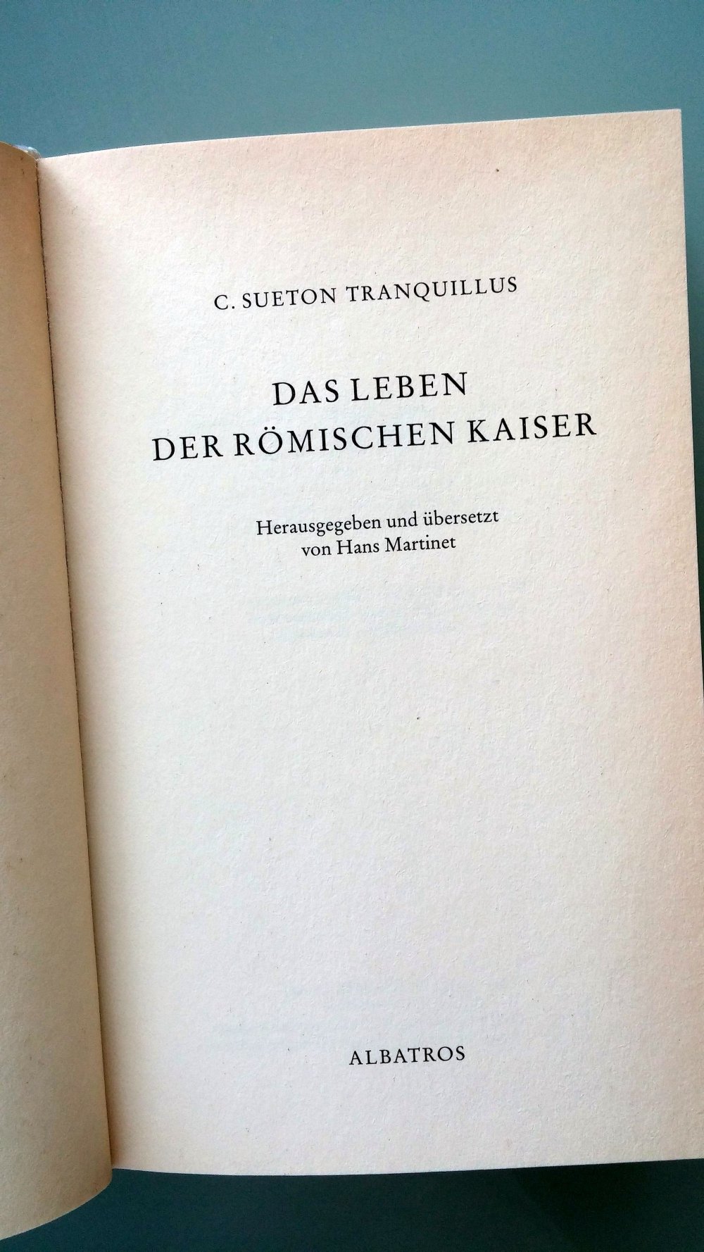 Die Leben der Römischen Kaiser 