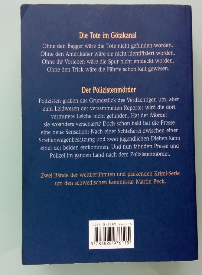 Die Tote im Götakanal und Der Polizistenmörder