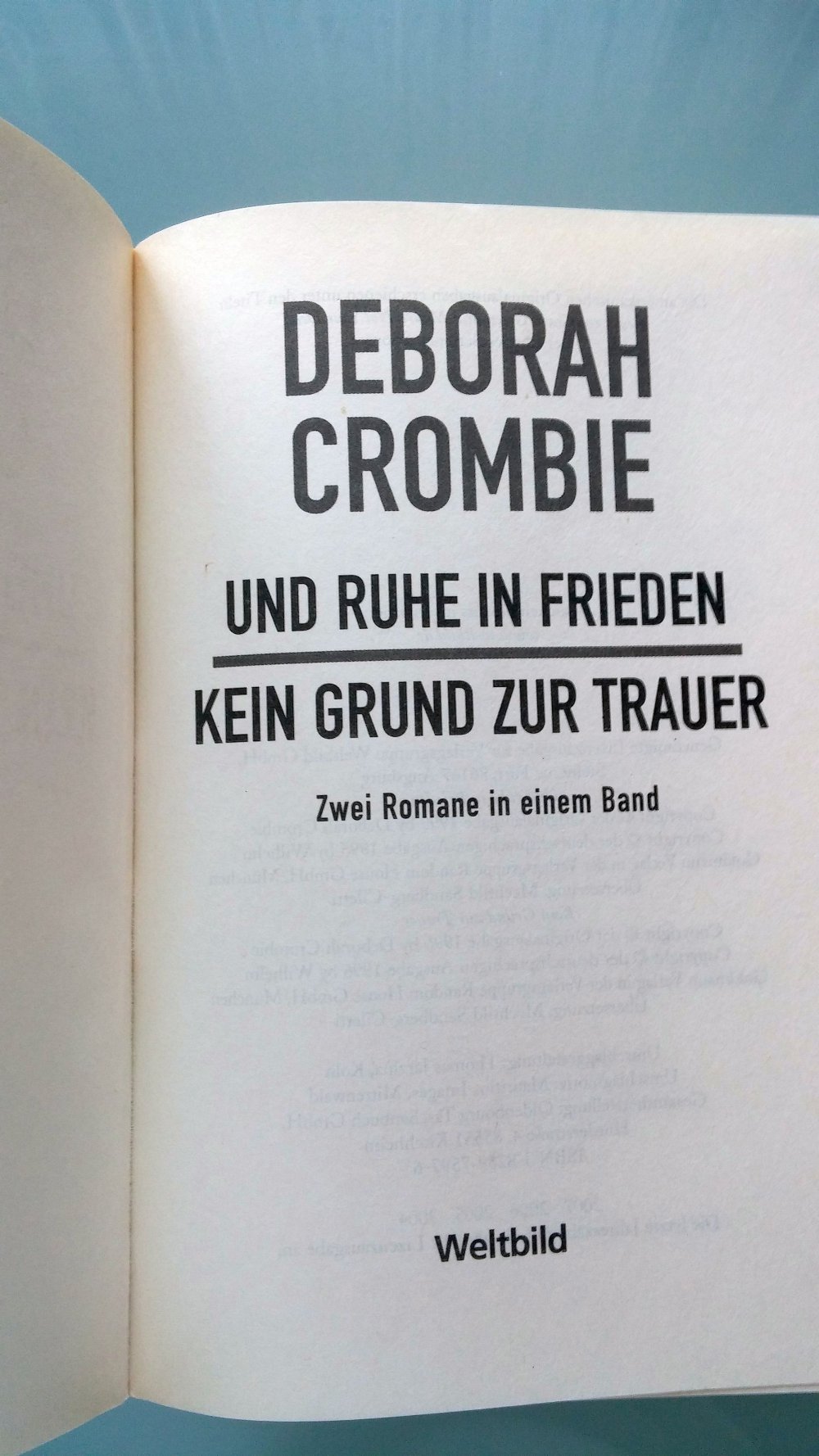 Deborah Crombie 2 in1 Inspectorfälle