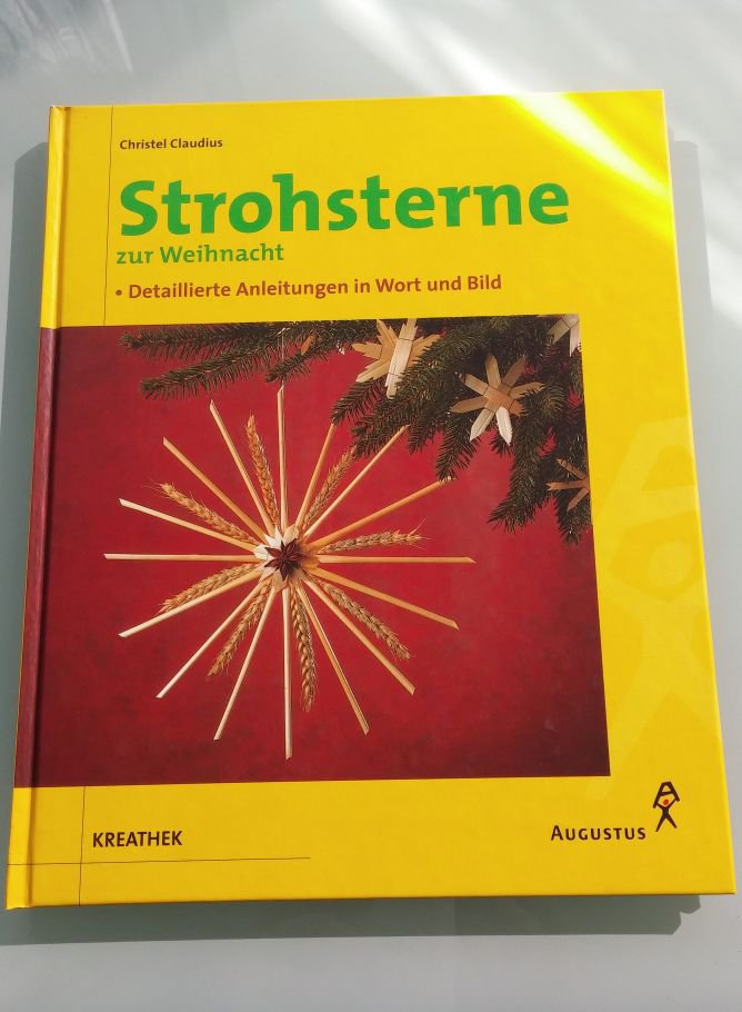 BastelBuch Strohsterne zu Weihnachten