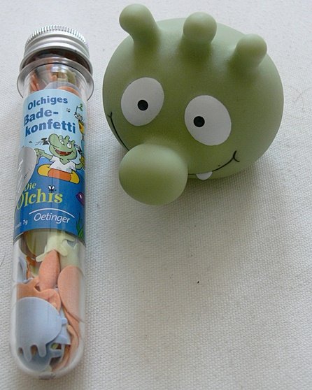 Olchis - Bücherpaket + Wasserspritzer + Badekonfetti