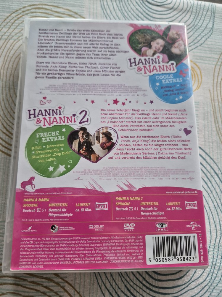 Zwei Filme: Hanni & Nanni 1 + 2