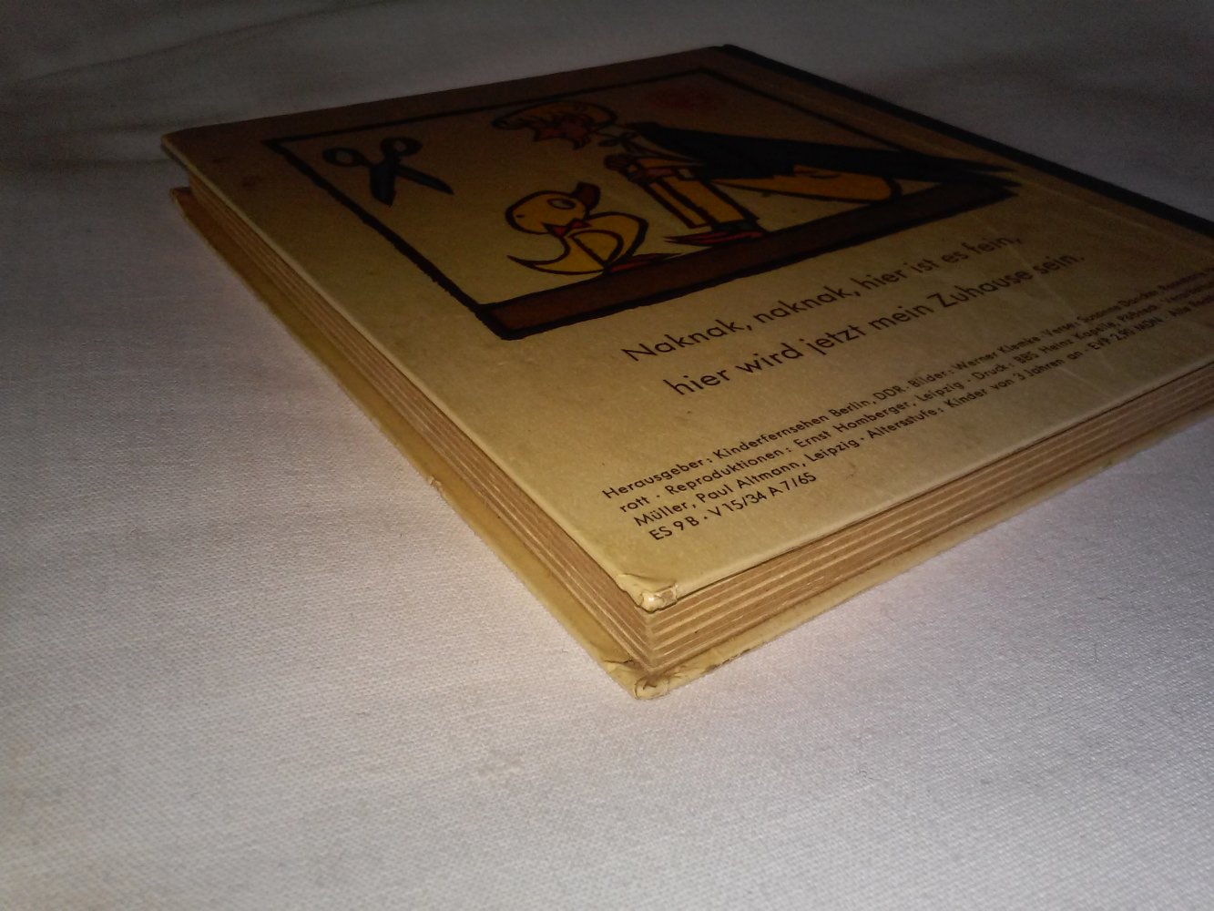  Wie Schnatterinchen zu Meister Nadelöhr kam ( Papp-kinderbuch alt)