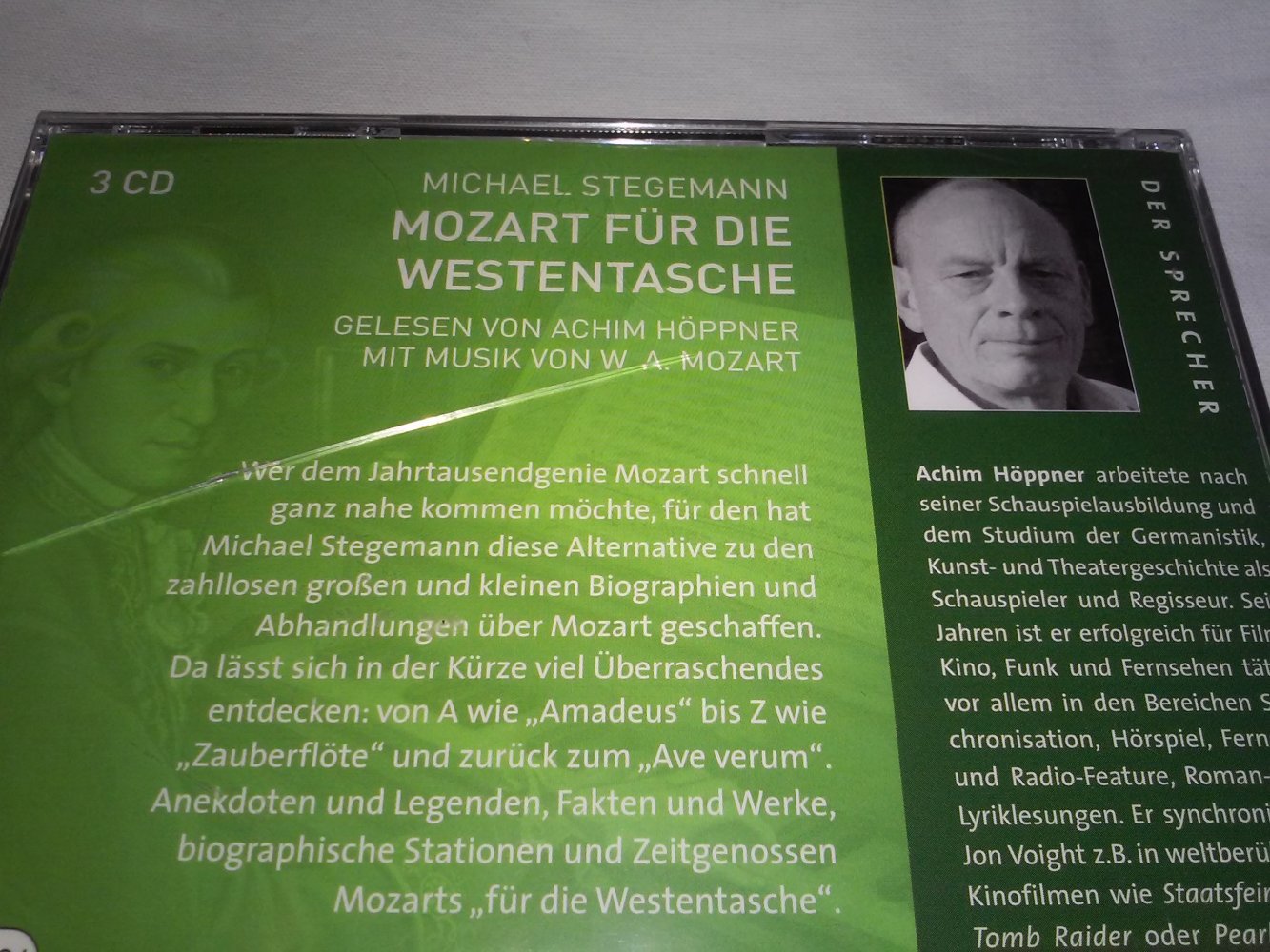 NEU!OVP!M.Stegemann:(Hörbuch)Mozart für die Westentasche -Geschenktipp