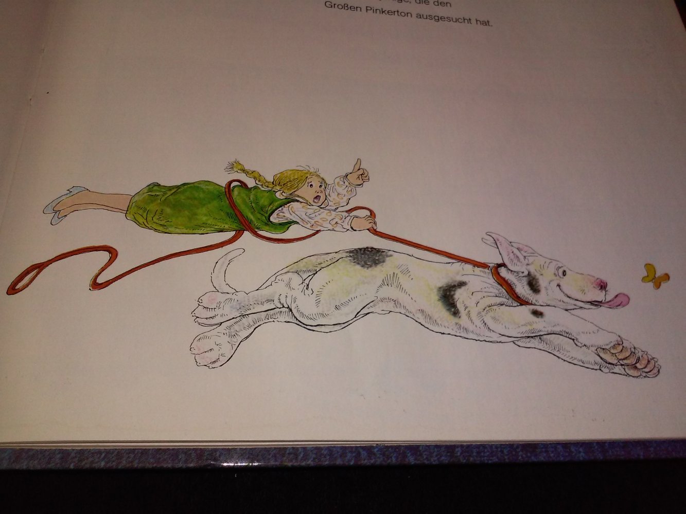 Steven Kellogg: Pass auf, Pinkerton (Hund) - Kinderbuch alt