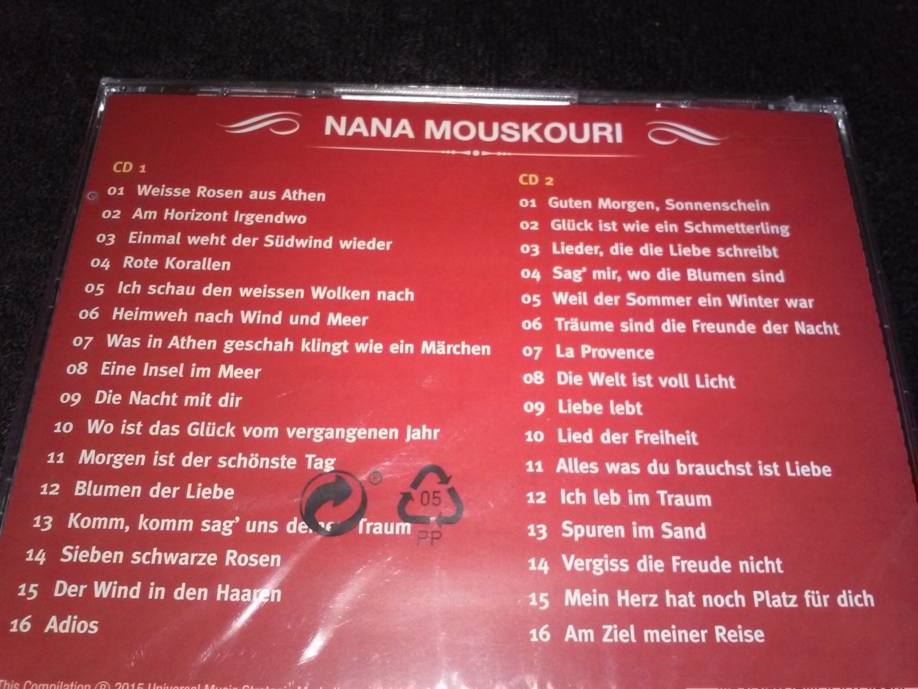 Neu! OVP! Nana Mouskouri: Greatest Hits-deluxe Edition (2CD´s)