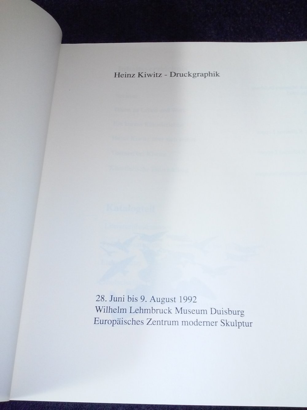 Heinz Kiwitz: Druckgraphik