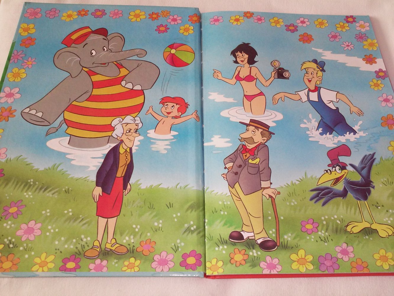 Benjamin Blümchen als Bademeister / ...Feuerwehrmann - Kinderbuch alt