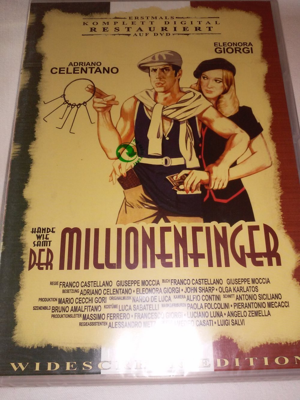 Neu! OVP! Klamauk  mit Adriano Celentano:Der Bluffer, Hände wie Samt - Der Millionenfinger