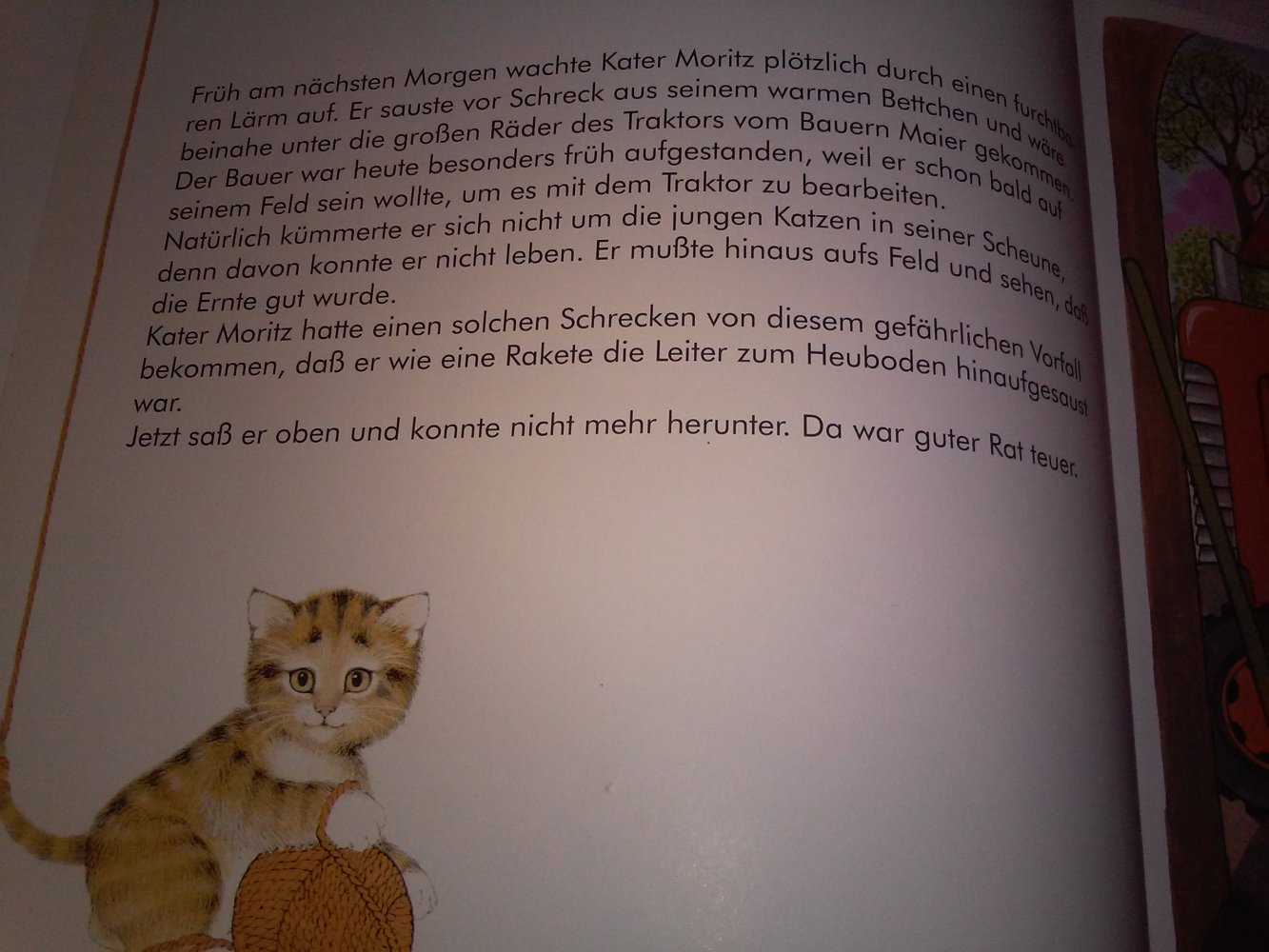Hildrun Covi: Kater Moritz und seine Abenteuer - Katzen-Geschichten - Kinderbuch alt