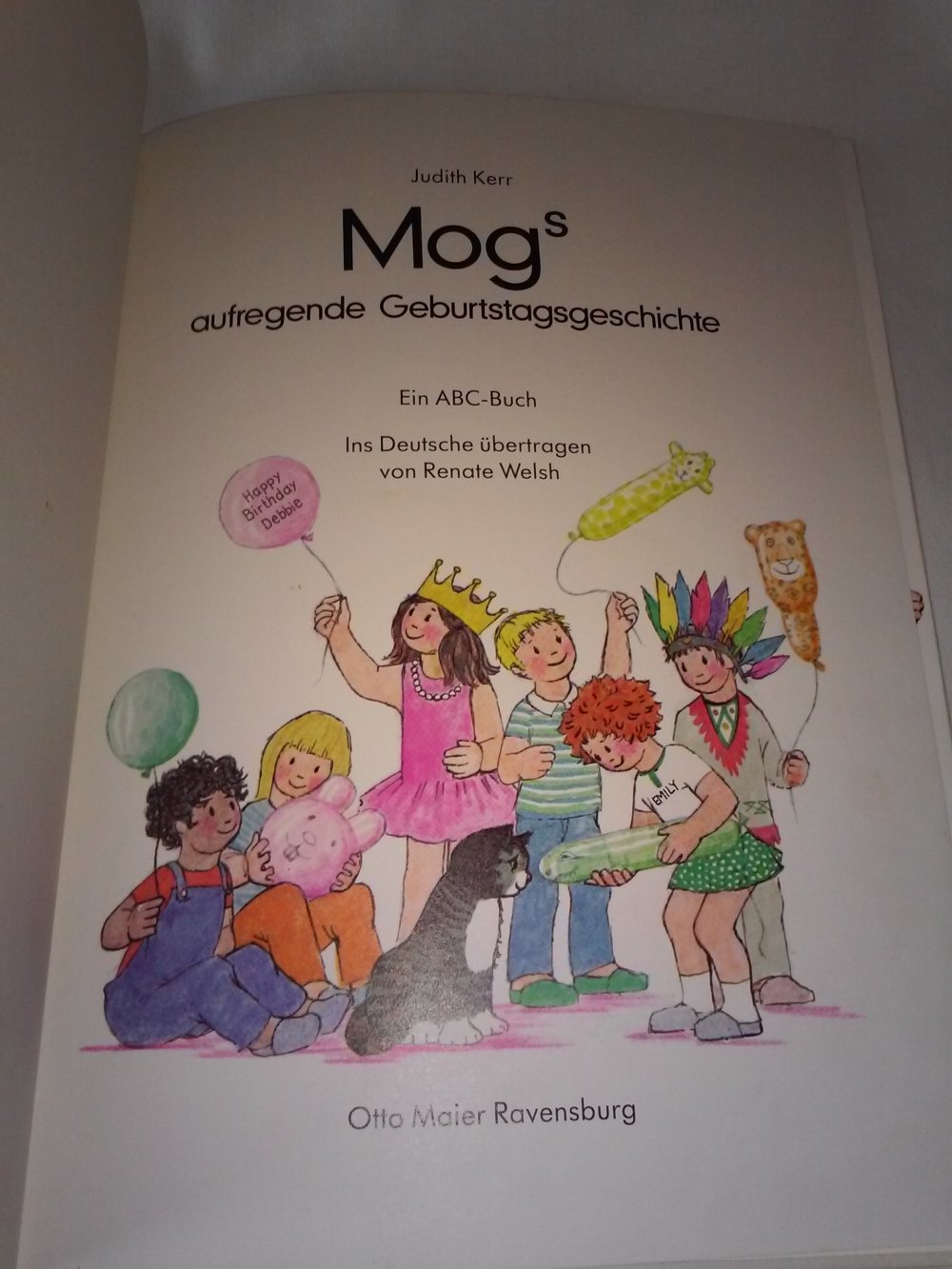 Judith Kerr:Mog's aufregende Geburtstagsgeschichte: Ein ABC-Bilderbuch