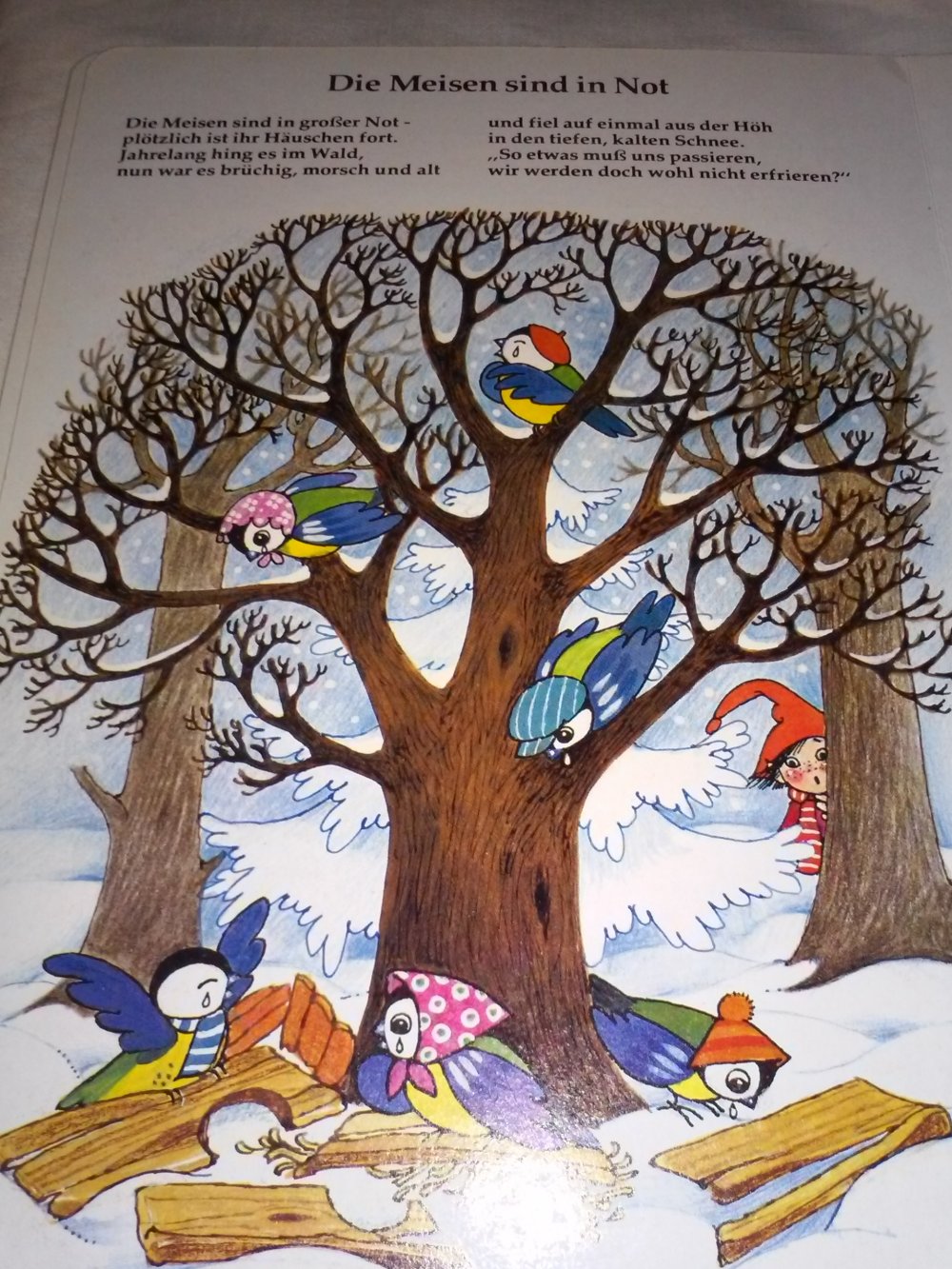 Ursula Beckert: Wichtel Muck feiert Weihnachten Kinderbuch alt