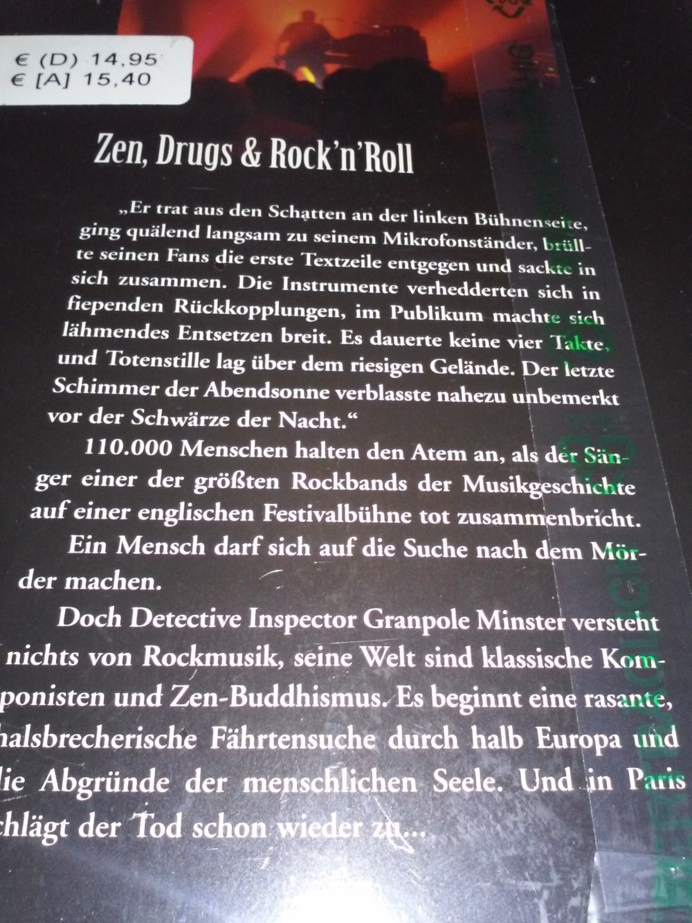 Neu! OVP! Zen, Drugs & Rock'n'Roll: Inspector Minster ermittelt -Geschenktipp