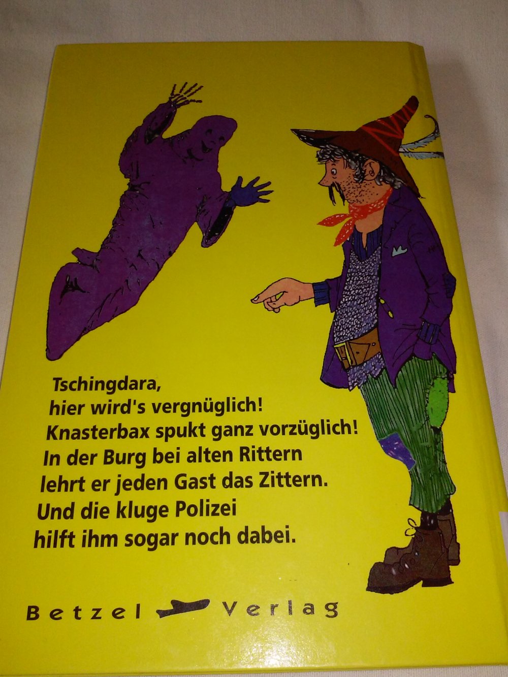 Werner Schrader: Knasterbax als Burggespenst. Räubergeschichte -Kinderbuch alt 1.Alg.
