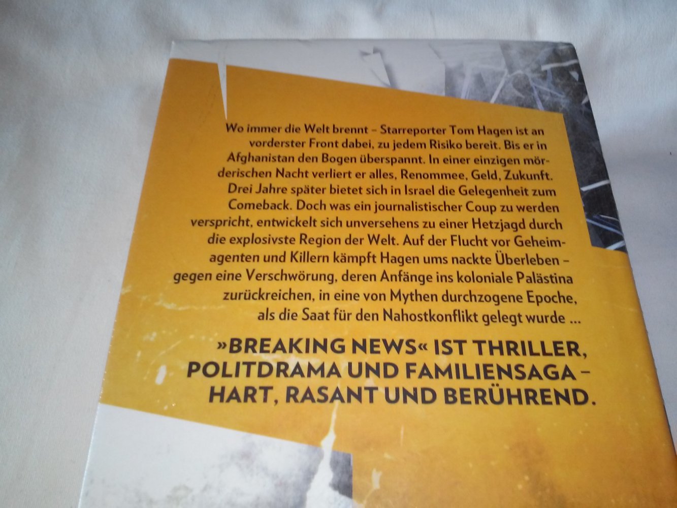 Neu! OVP!Frank Schätzing: Breaking News