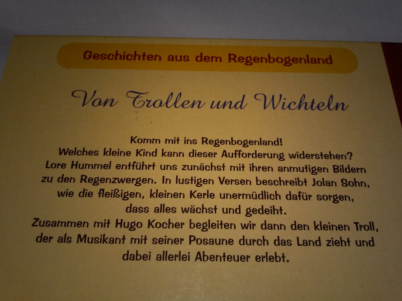 Lore Hummel: Geschichten aus dem Regenbogenland -Trollen u Wichteln