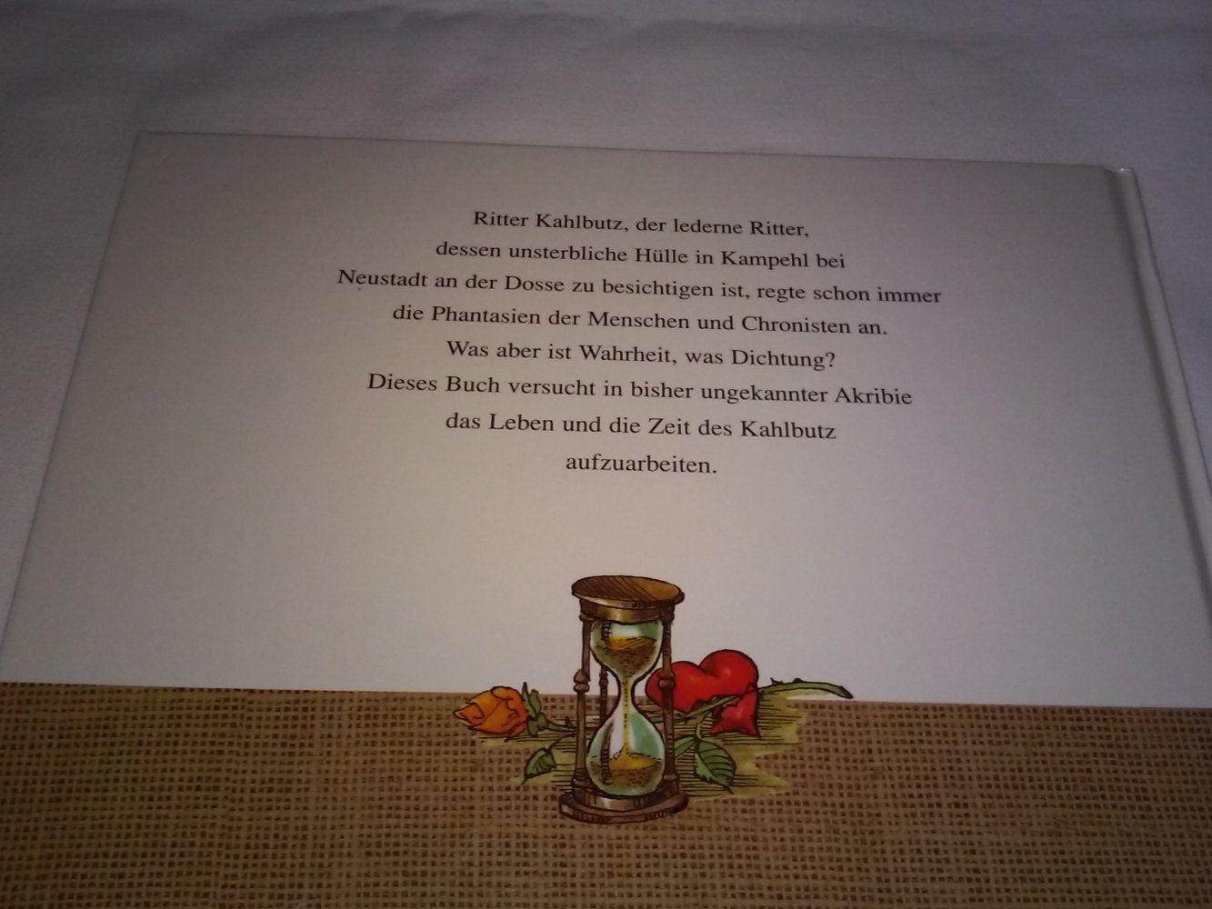 Jörg Spielberg: Ritter Kahlbutz / Der lederne Rittern - Legende Brandenburg 1.Alg.