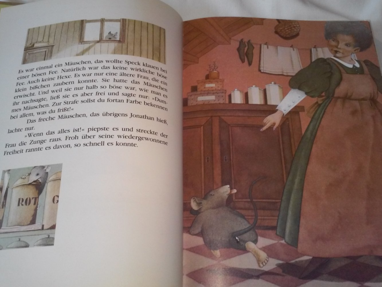 Ingrid Ostheeren: Jonathan, die freche Maus - Kinderbuch alt