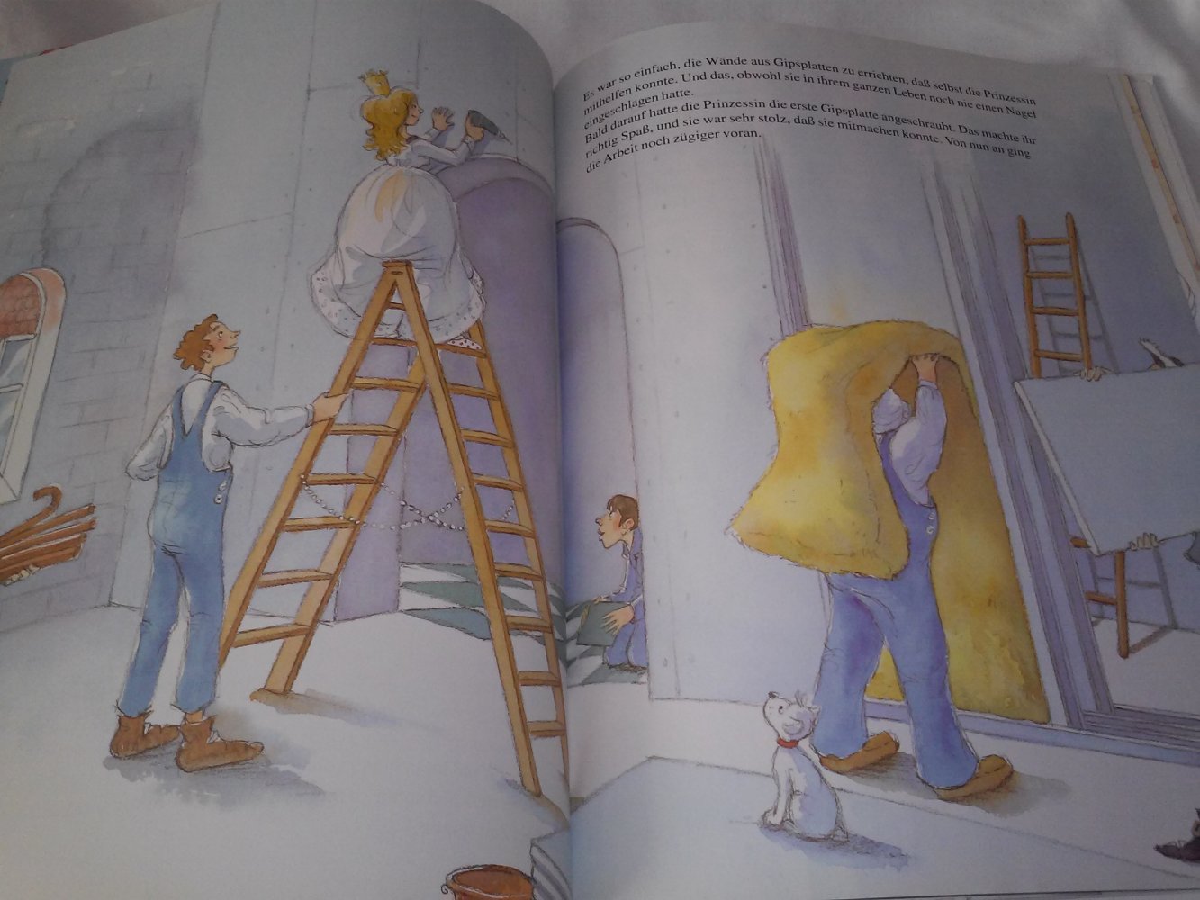 Isa Uhlenberg/Sabine Wiemers: Ein Schloß für eine Prinzessin - Kinderbuch alt