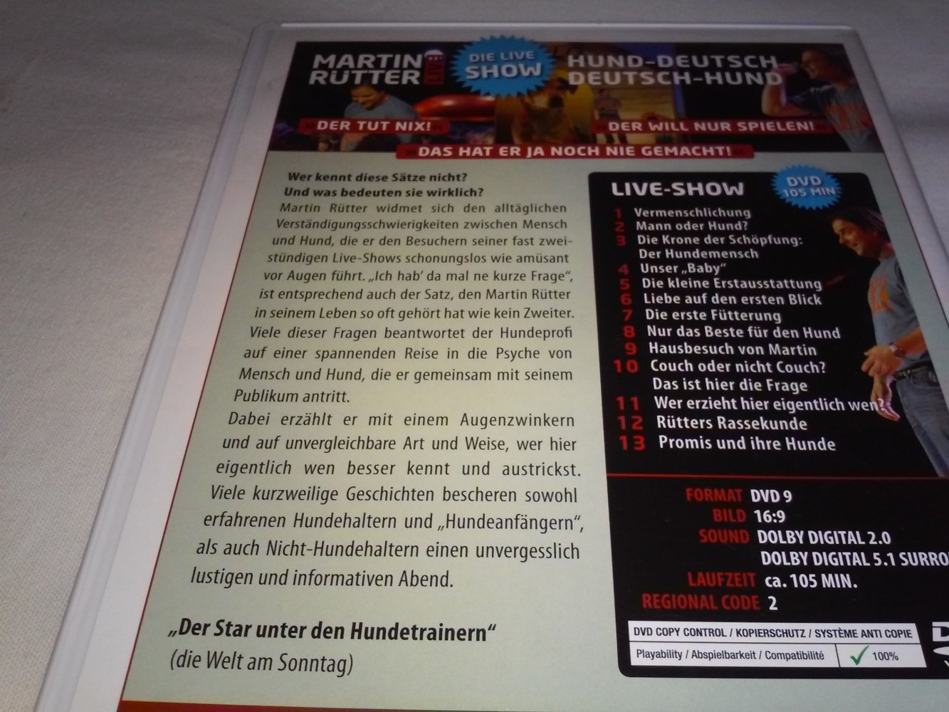 Martin Rütter - Der Hundeprofi - The Best of... / Live: Hund-Deutsch / Deutsch-Hund