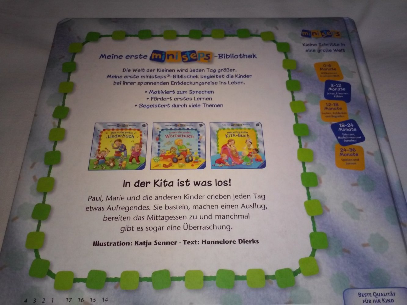 ministeps - Mein erstes großes KITA-Buch -ab 18.Lm.