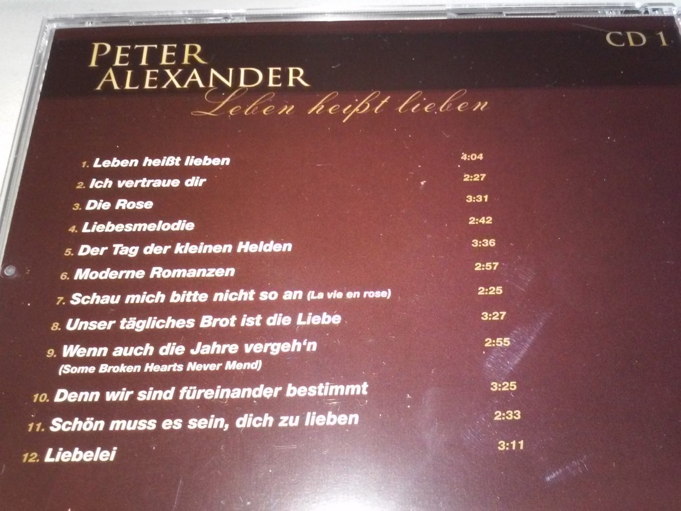 Peter Alexander:  Leben Heisst Lieben (Box-Set 3CD´s)
