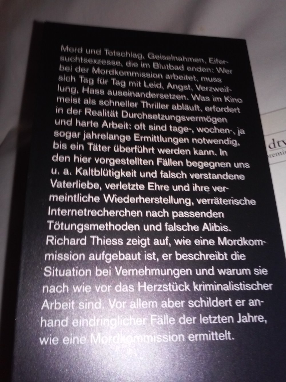 Richard Thiess: Mordkommission - Wahre Fälle