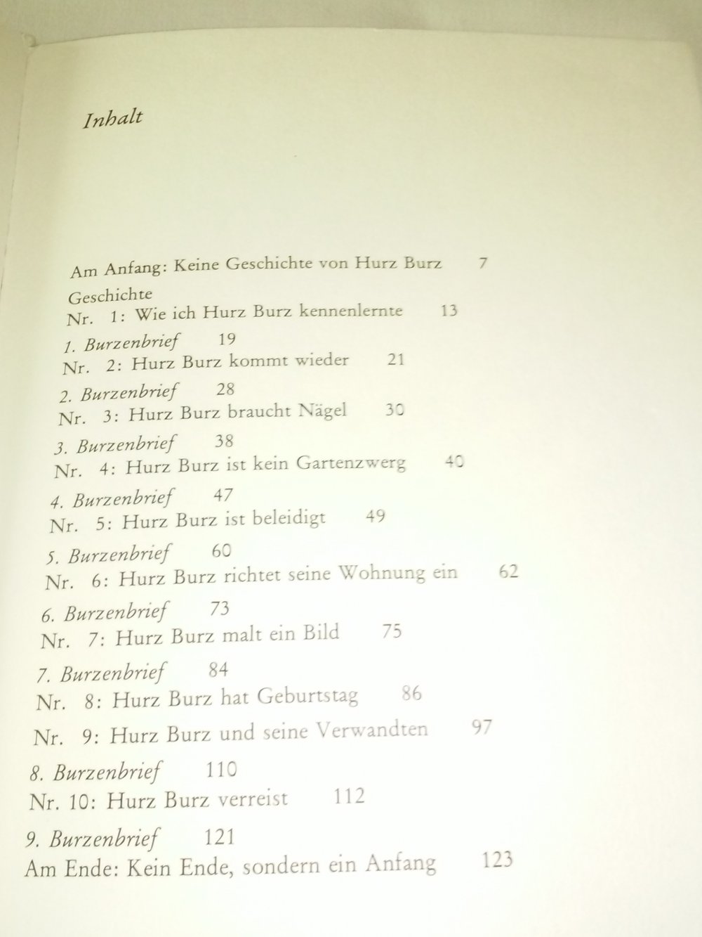 Wilhelm Topsch: Alle Tage Burztag (Waldwichtel) - Kinderbuch alt