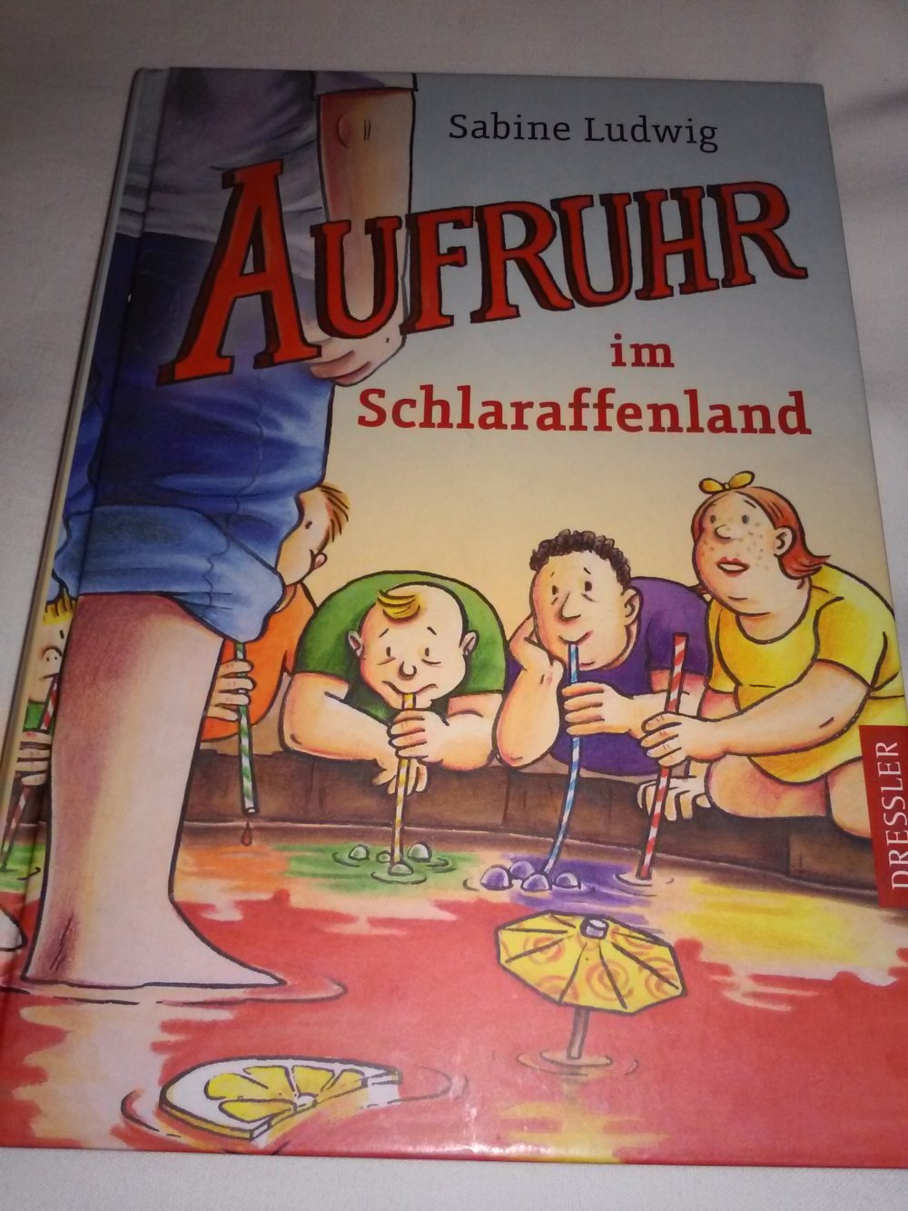 Neu! Sabine Ludwig: Aufruhr im Schlaraffenland / Kinderkrimi 10-12 Lj.