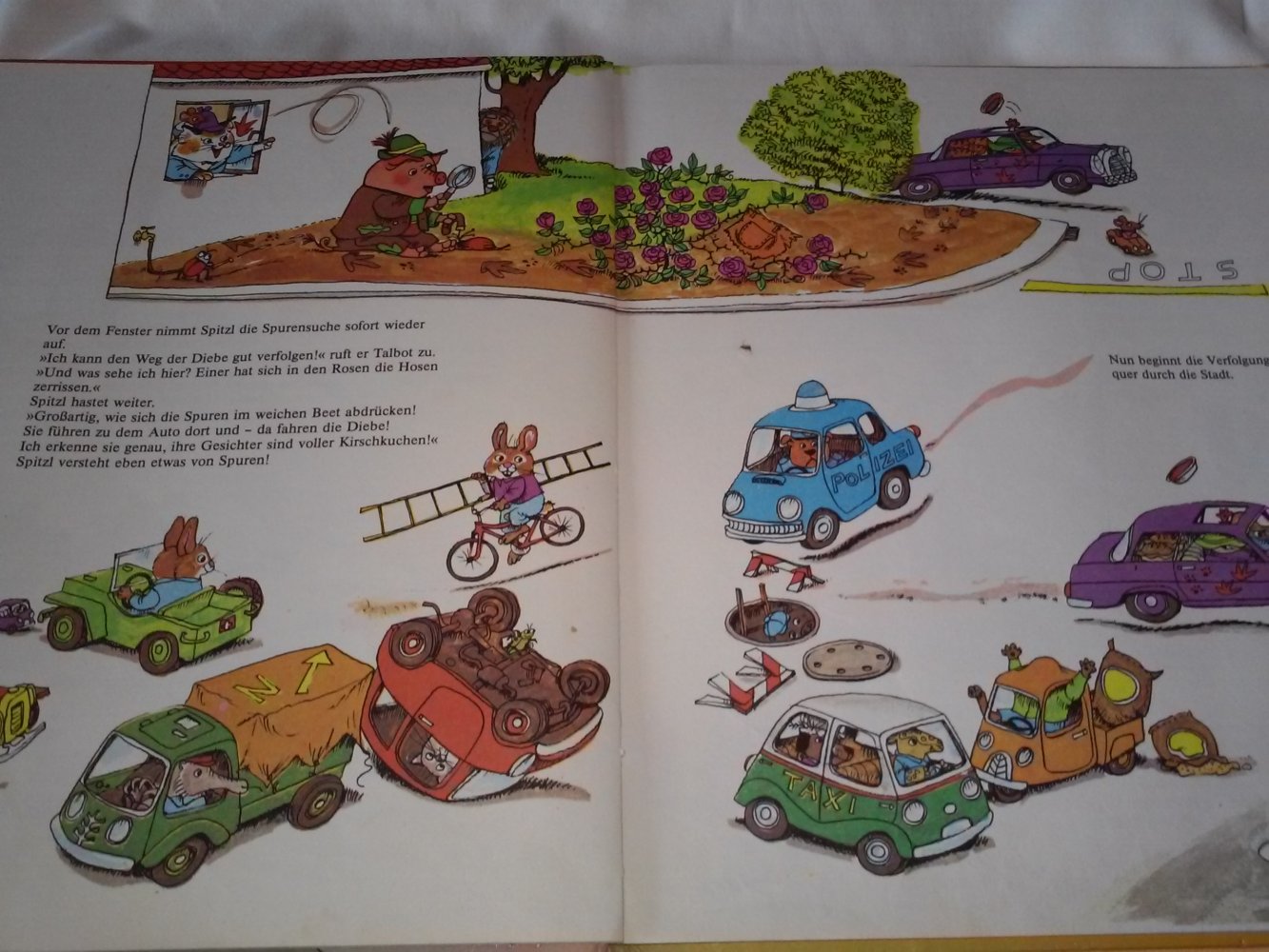  Richard Scarry: Mein allerschönster Kirschkuchenkrimi - Kinderbuch alt
