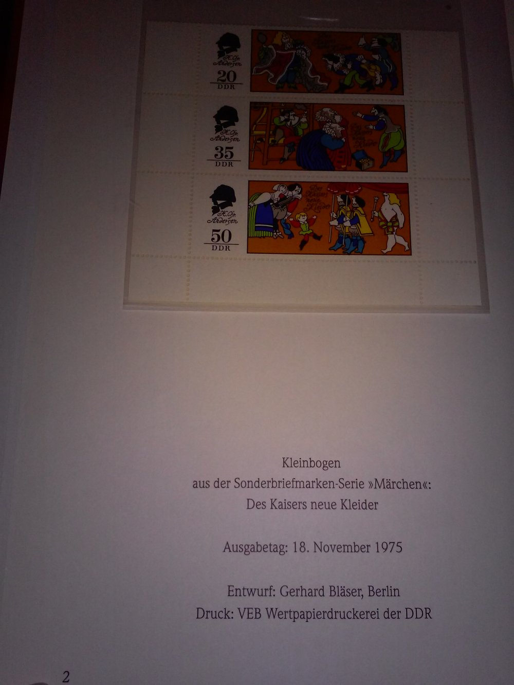 Neu! Die schönsten Märchen H.Christian Andersen(Vorwort S.Maischberger)-briefmarken