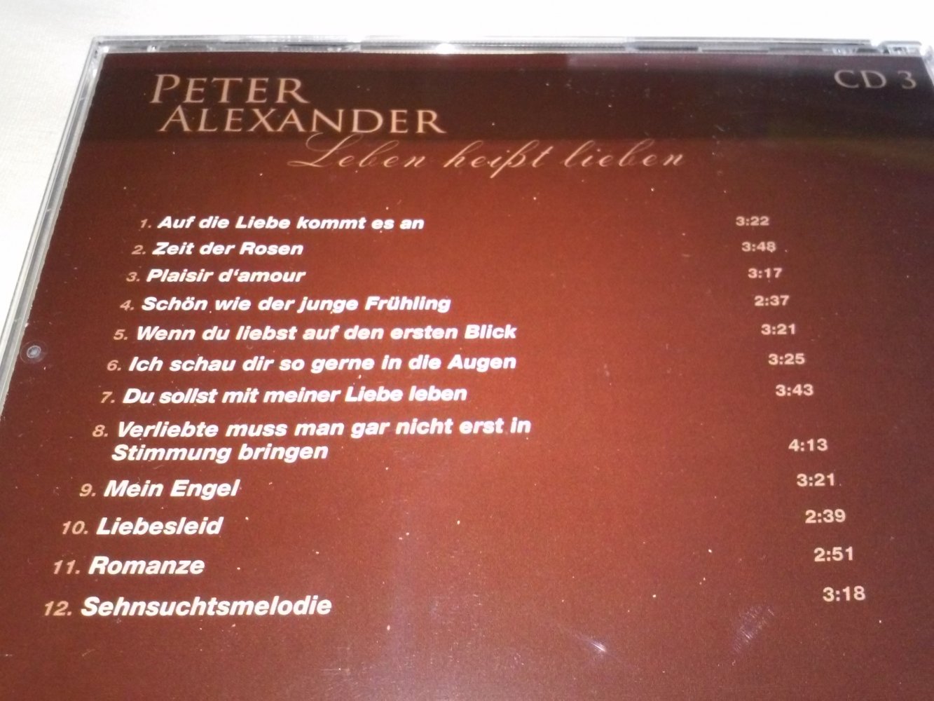 Peter Alexander:  Leben Heisst Lieben (Box-Set 3CD´s)