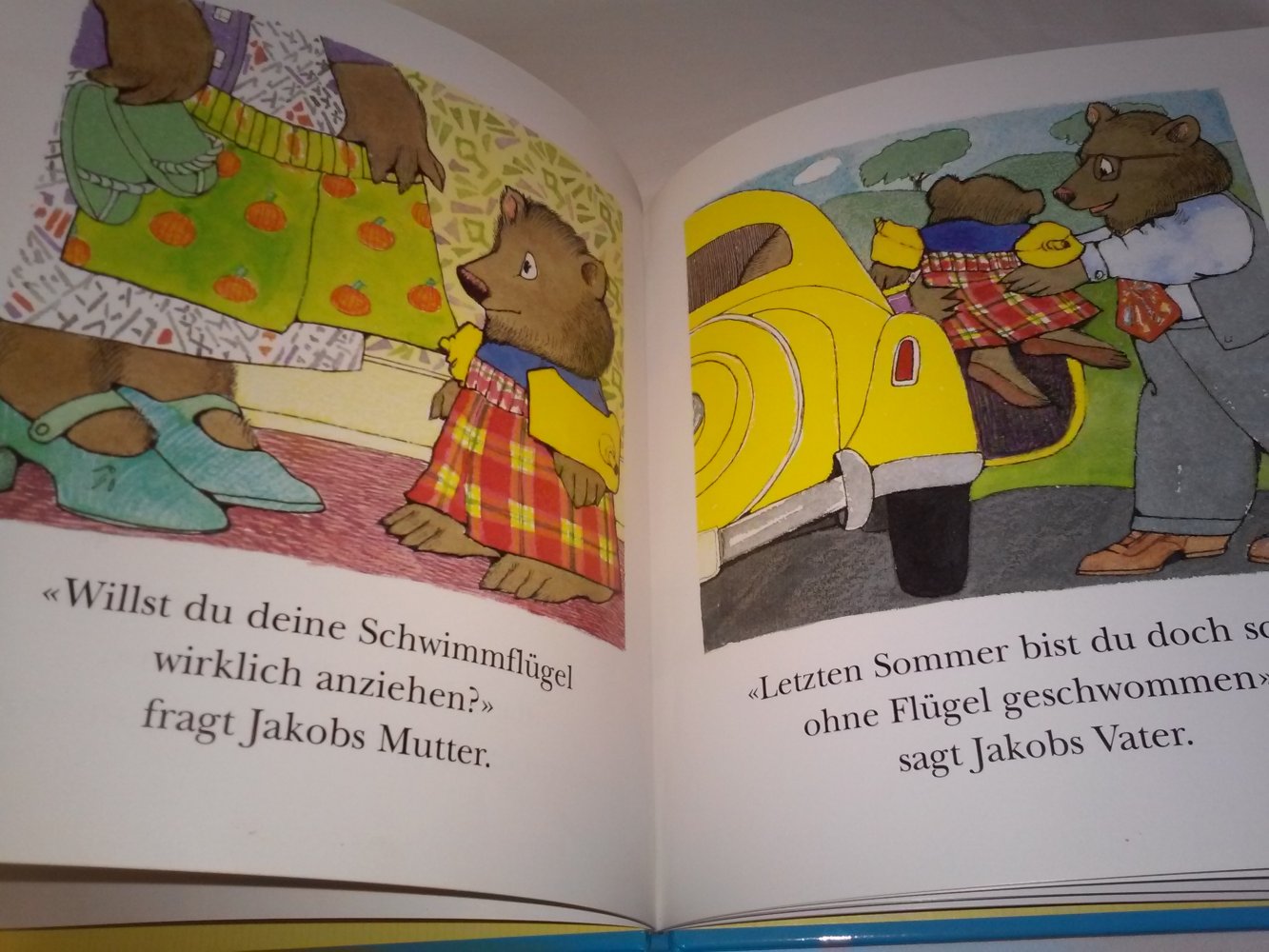  Rosemary Wells: Jakobs erstes Schwimmfest - Kinderbuch alt