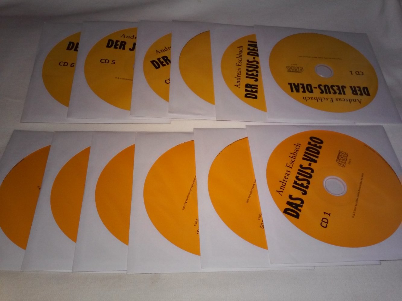 Andreas Eschbach: Das Jesus-video & Der Jesus Deal - 12 CDs 