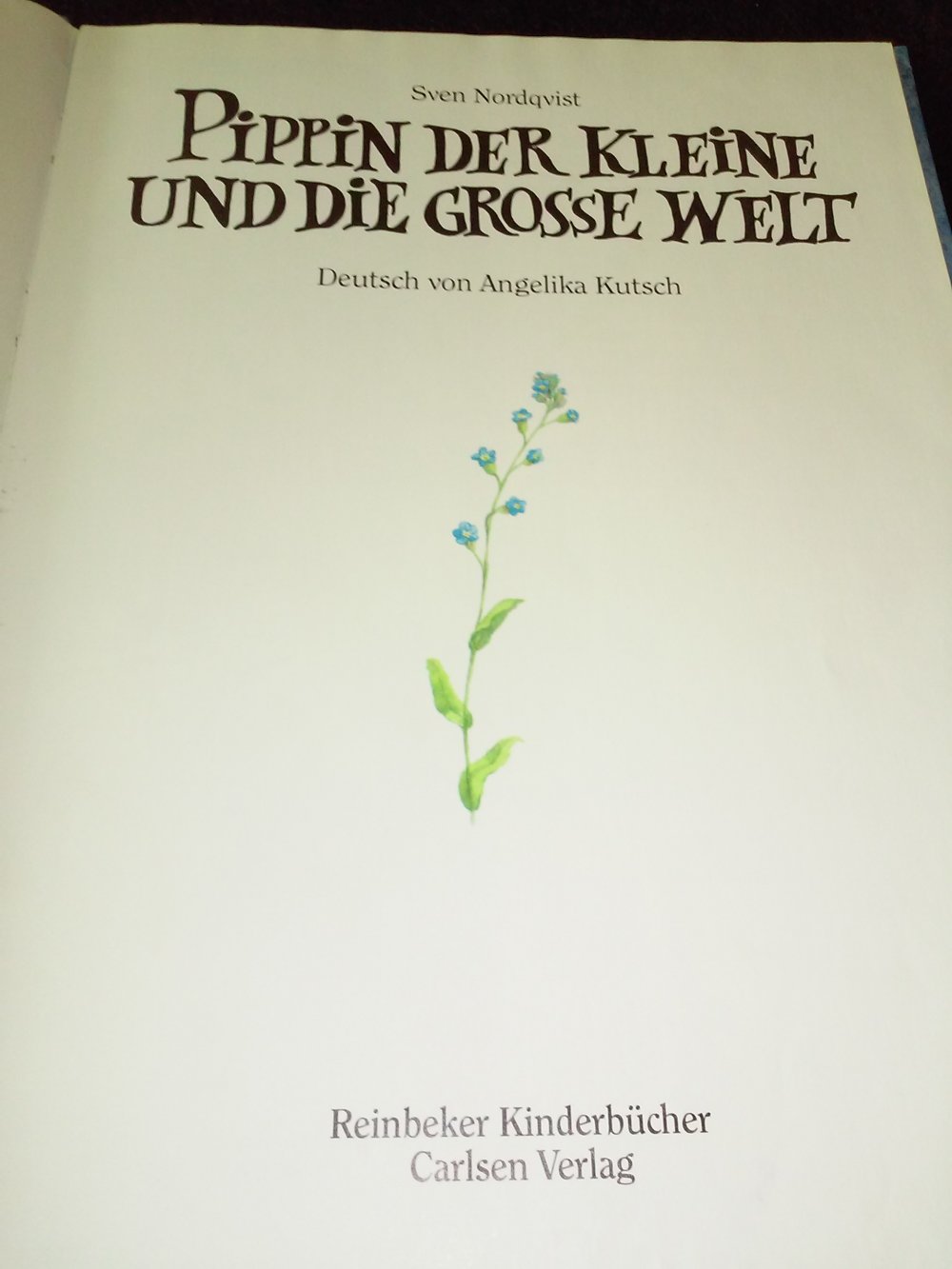 Sven Nordqvist: Pippin der Kleine und die große Welt - Kinderbuch alt