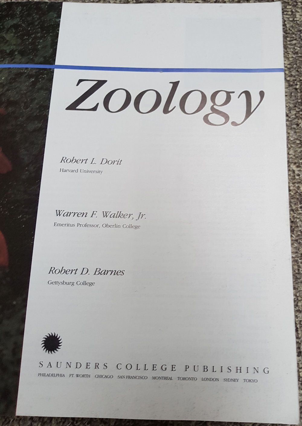 Zoology