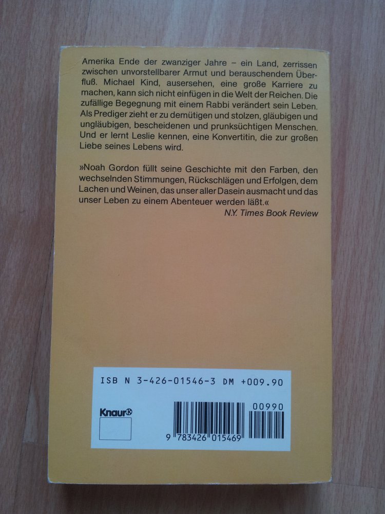 Der Rabbi - Noah Gordon