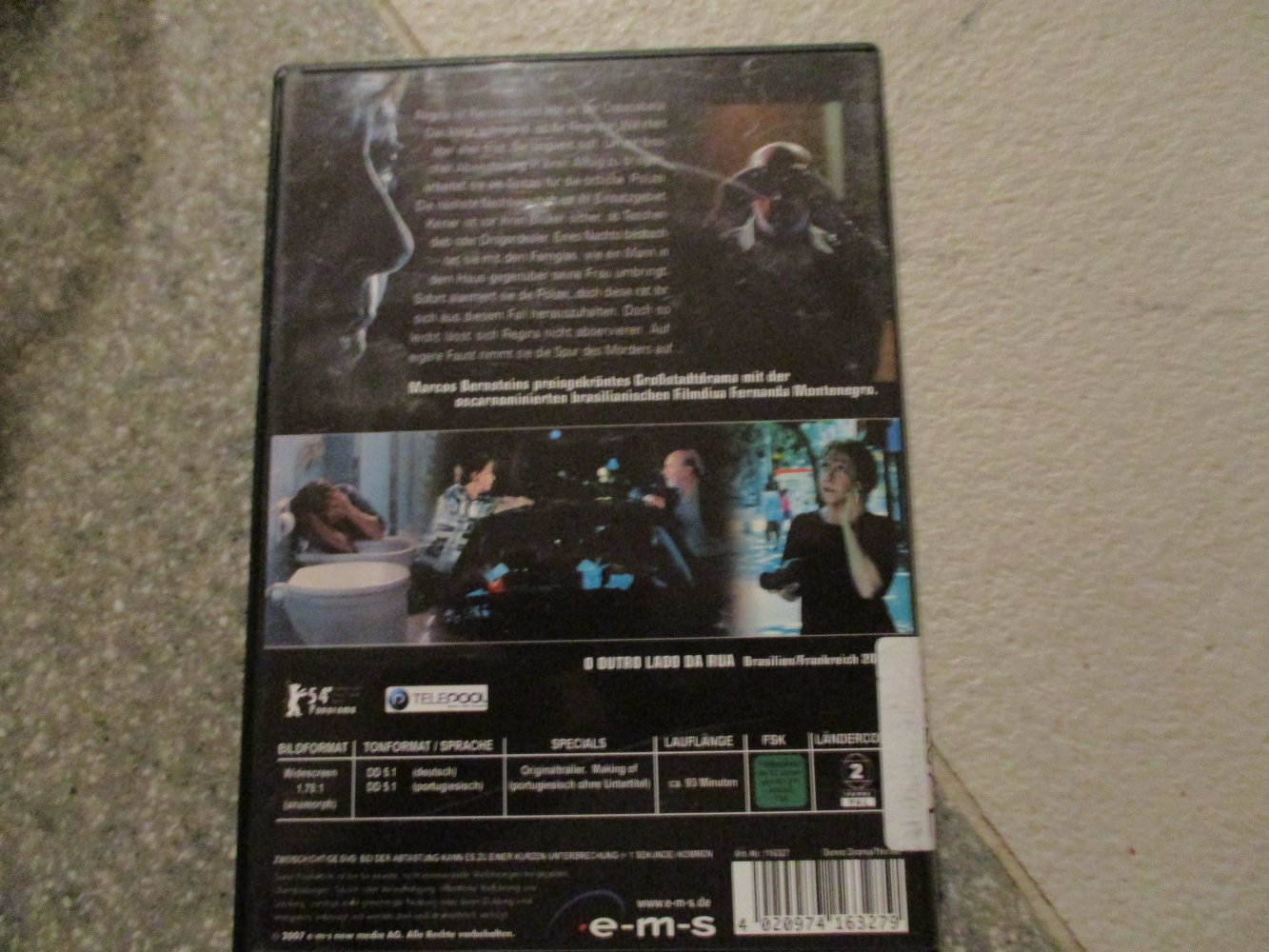 dvd film,die andere seite der strasse,sehr guter zustand