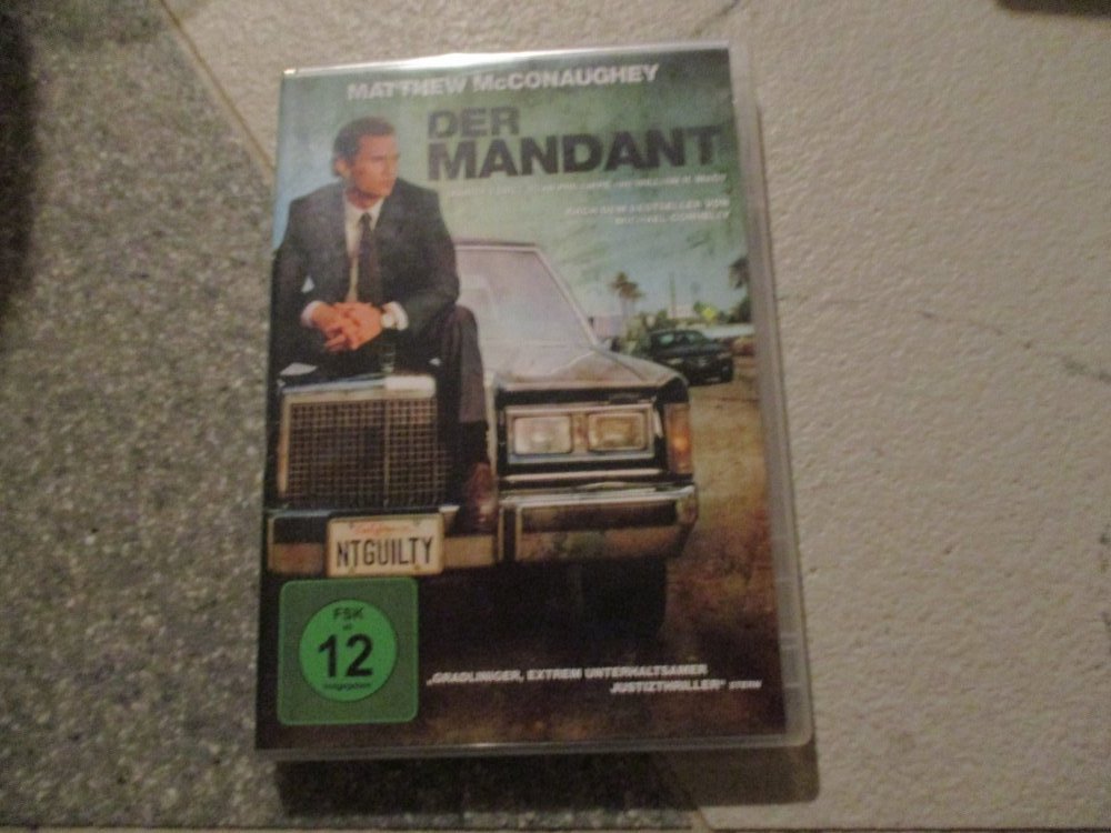 dvd film,der mandant,ab 12 jahre.sehr guter zustand.