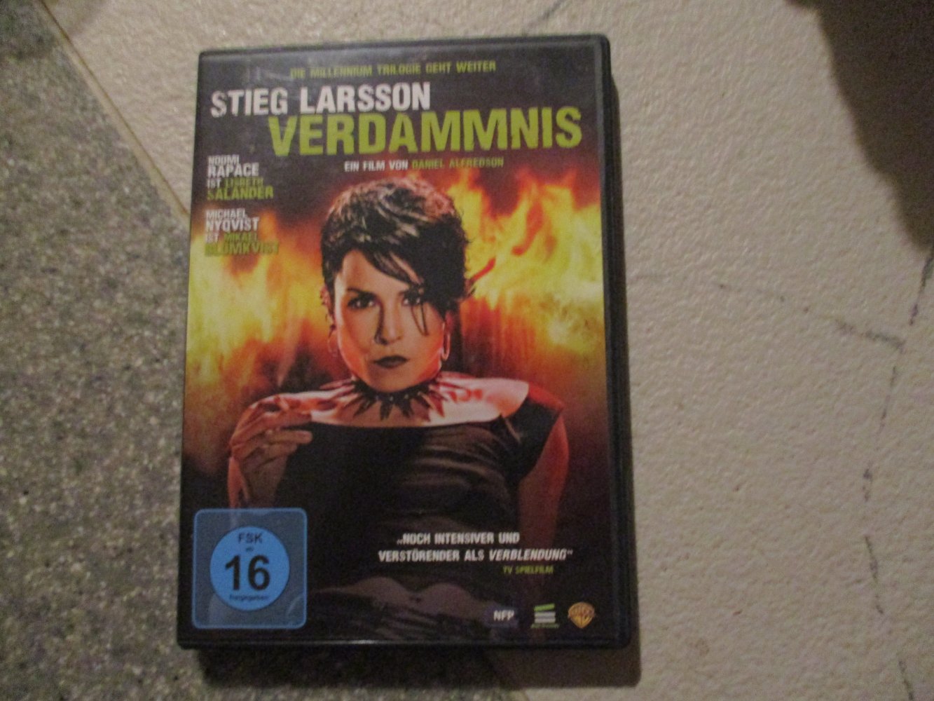 3 dvd filme,stieg larsson ,verblendung,verdammnis,vergebung.alle sehr guter zustand,alle ab 16 jahre