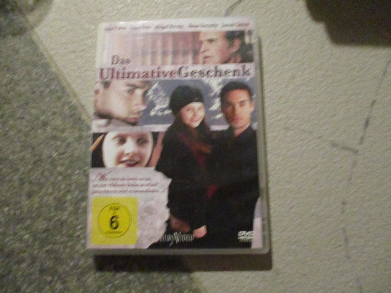 dvd familien film,das ultimative geschenk.ab 6 jahre