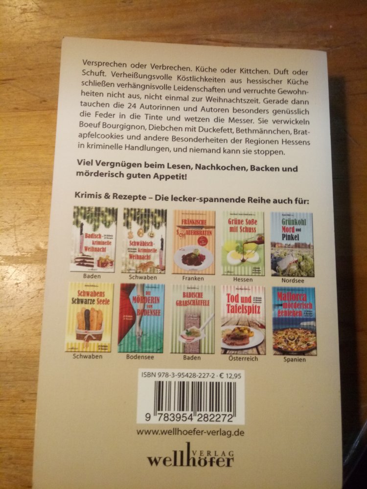 Hessisch kriminelle Weihnachten 25 Krimis 24 Rezepte