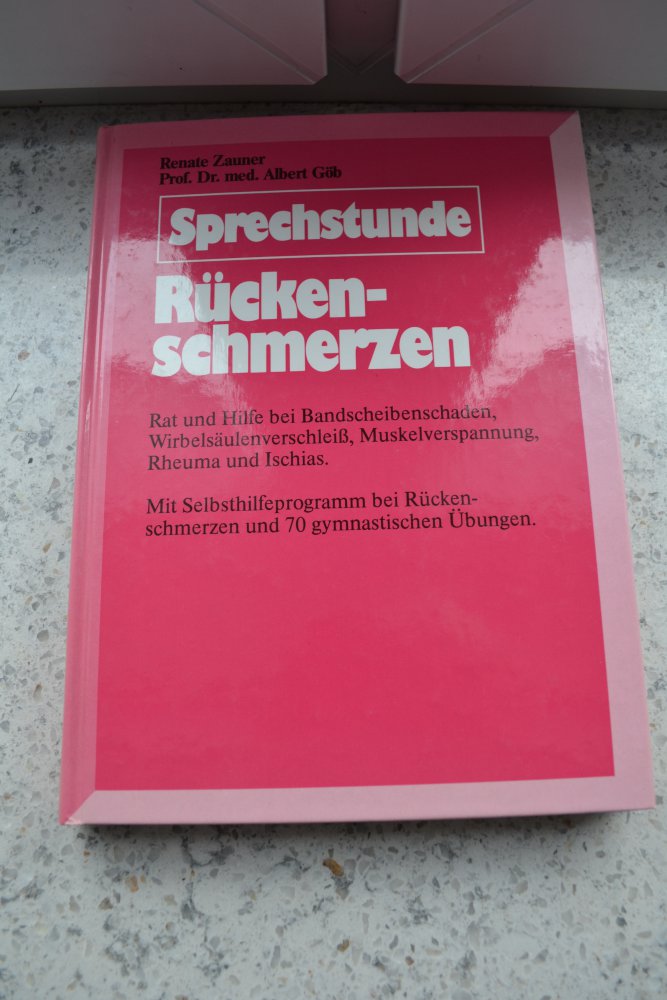 Sprechstunde Rückenschmerzen 