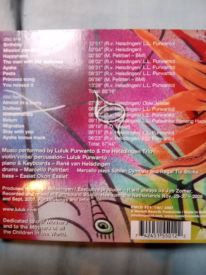 CD Aysha Luluk 2 CD  für alle Mütter dieser welt