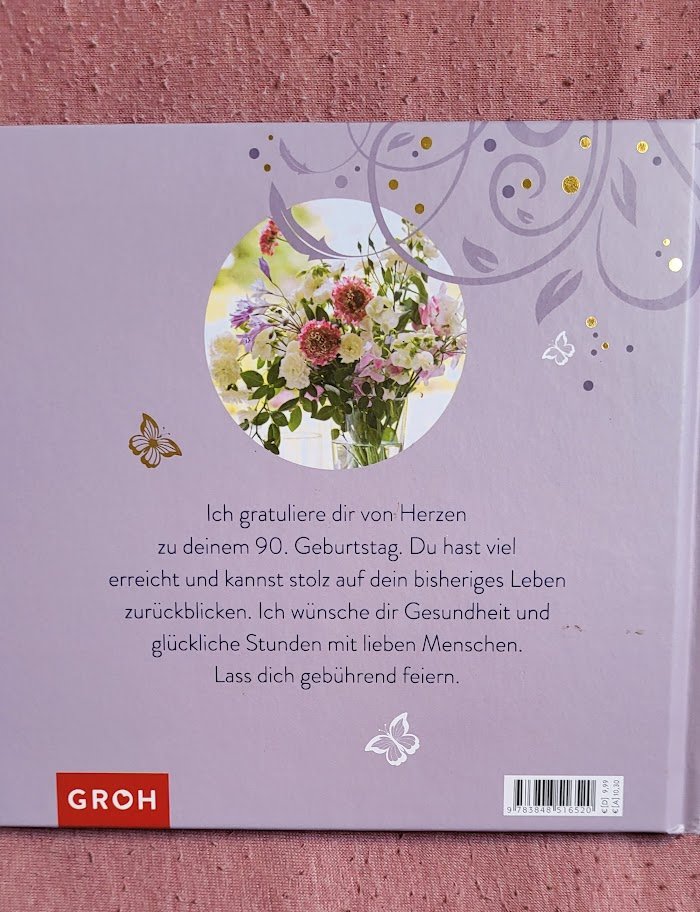 Buch was ich dir wünsche zum 90.