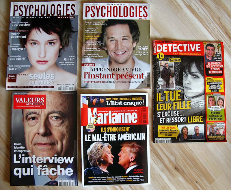 Diverse französische Zeitschriften