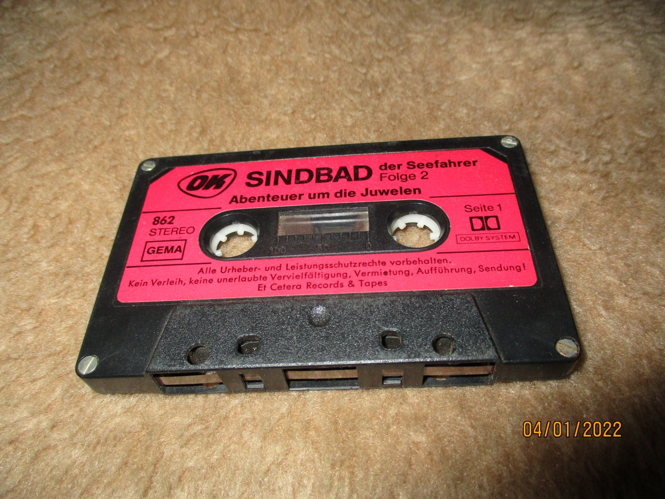 MC Hörspiel Kassette Sindbad der Seefahrer 