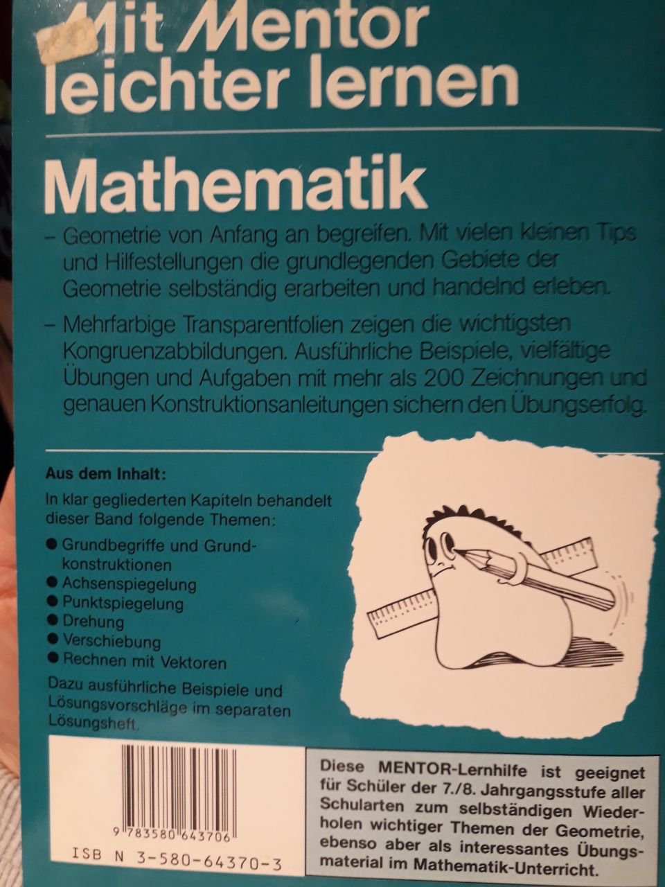 Mathematik Geometrie Lernbuch für die 7./8. Klasse
